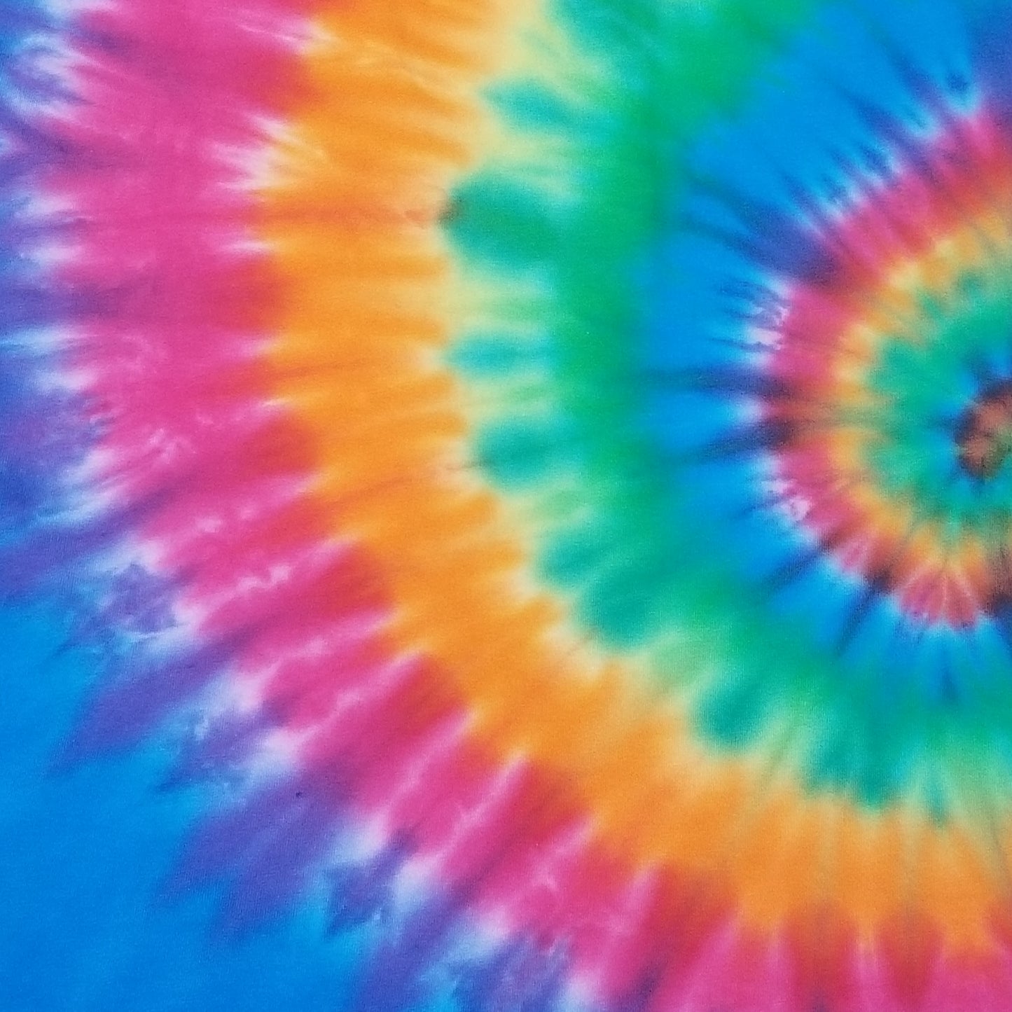 Handmade Tie Dye Pastel Rainbow Spiral Women's Tank Top Size Medium M