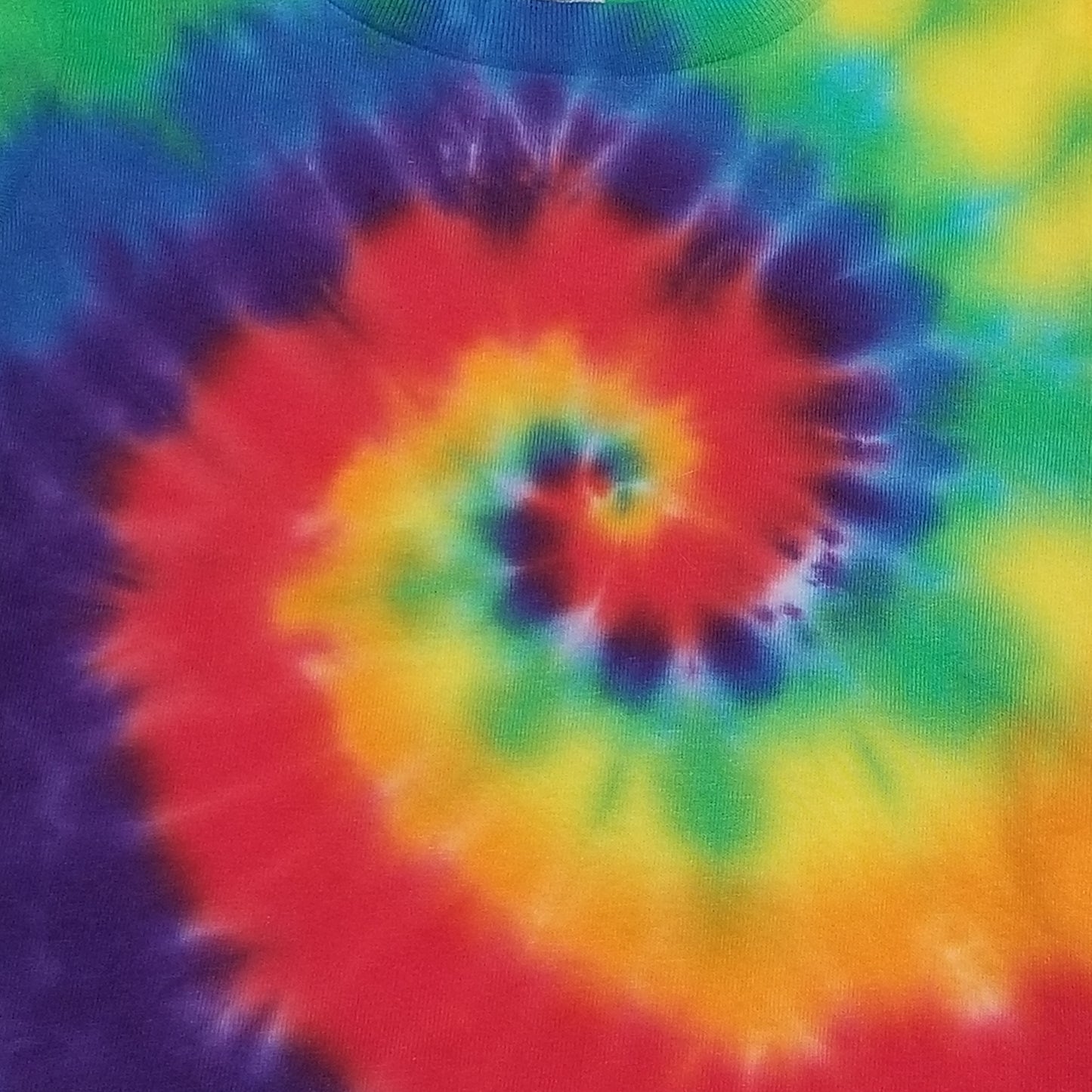 Handmade Tie Dye Rainbow Spiral Toddler's T-Shirt Size 2T