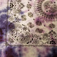 Handmade Scrunch Tie Dye Deep Purple & Blue Wisteria Galaxy Inspired Bandana 20x20